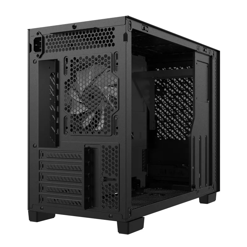 XPG VALOR AIR NANO OBUDOWA MIDI TOWER - Czarny, Midi Tower, PC, Czarny, micro ATX, Mini-ITX, SPCC, 17 cm