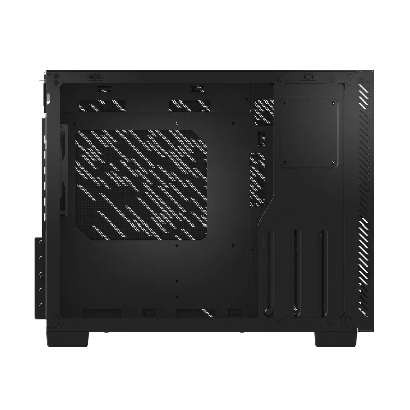 XPG VALOR AIR NANO OBUDOWA MIDI TOWER - Czarny, Midi Tower, PC, Czarny, micro ATX, Mini-ITX, SPCC, 17 cm