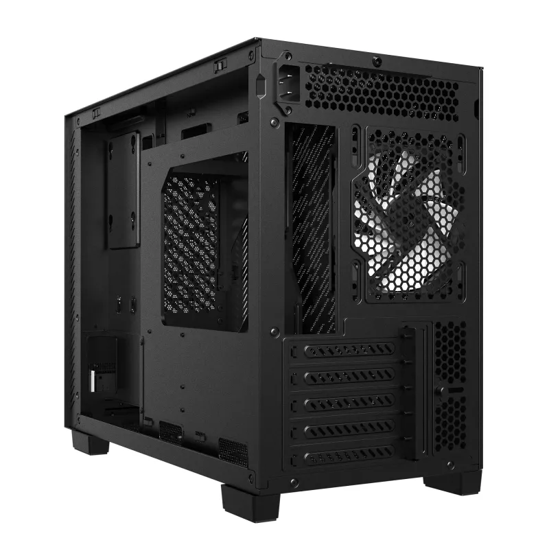 XPG VALOR AIR NANO OBUDOWA MIDI TOWER - Czarny, Midi Tower, PC, Czarny, micro ATX, Mini-ITX, SPCC, 17 cm