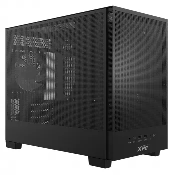 XPG VALOR MESH NANO OBUDOWA MIDI TOWER - Czarna, Midi Tower, PC, Czarny, micro ATX, Mini-ITX, SPCC, 17 cm