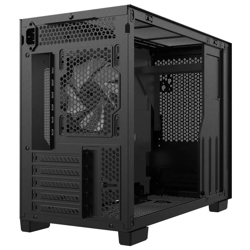 XPG VALOR MESH NANO OBUDOWA MIDI TOWER - Czarna, Midi Tower, PC, Czarny, micro ATX, Mini-ITX, SPCC, 17 cm
