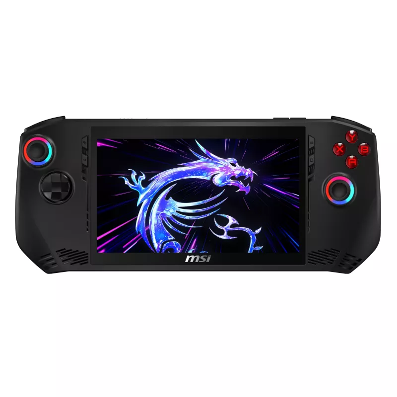 Przenośna konsola do gier MSI Claw 7 AI+ A2VM-028 — 7 cali 1920x1200 120 Hz, Intel Arc, 512 GB PCIe 4.0 SSD, Wi‑Fi 7, czarna