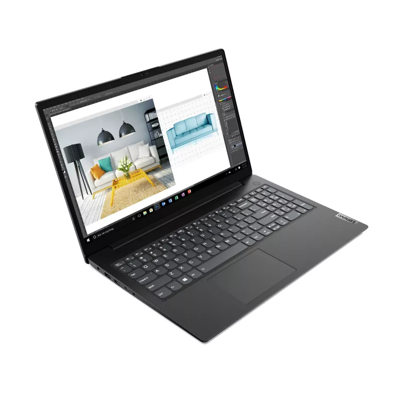 Lenovo V15 G2 IJL Intel® Celeron® N N4500 Laptop 39,6 cm (15,6 cala) Full HD 8 GB DDR4-SDRAM 256 GB SSD Wi-Fi 6 (802.11ax) Windows 11 Home Czarny