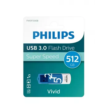 Philips FM51FD001B/00 USB flash drive 51 GB USB Type-A 3.2 Gen 1 (3.1 Gen 1) Niebieski, Biały