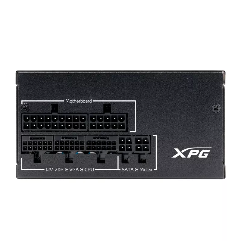 XPG PYMCORE 850w SFX GOLD Power Supply, 850 W, 100 - 240 V, 50/60 Hz, 10 A, 20 A, 70.8 A