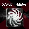 XPG VENTO PRO 120 PWM Czarny, Wentylator, 12 cm, 450 obr./min, 2500 obr./min, Czarny, Biały