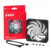 XPG VENTO PRO 120 PWM Czarny, Wentylator, 12 cm, 450 obr./min, 2500 obr./min, Czarny, Biały