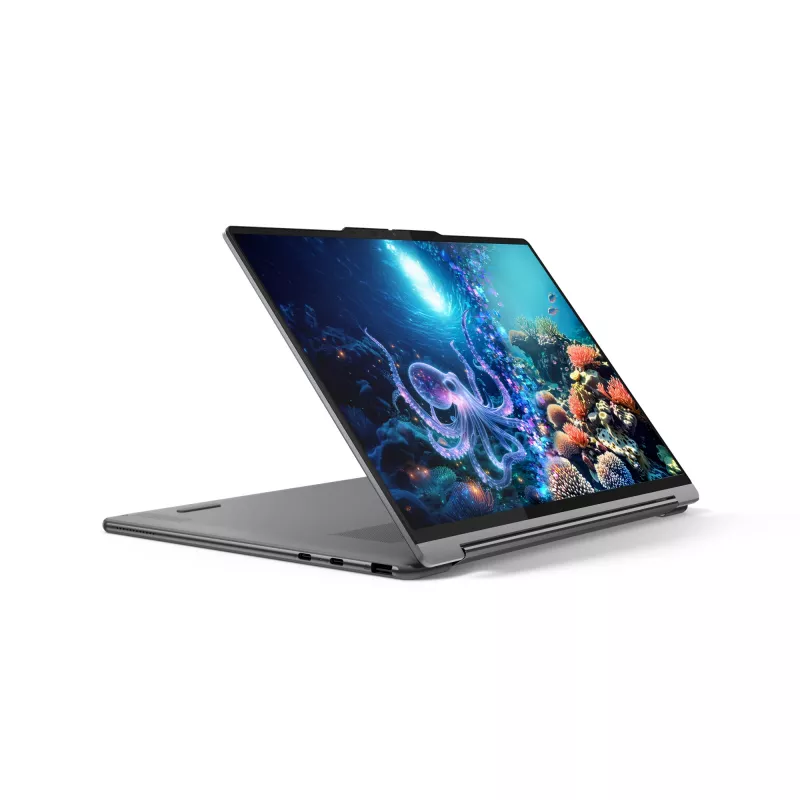 Lenovo Yoga 9 2-in-1 14ILL10 Copilot+ PC Intel Core Ultra 7 258V Hybryda (2-w-1) 35,6 cm (14 cali) Ekran dotykowy WQUXGA 32 GB LPDDR5x-SDRAM 1 TB SSD Wi-Fi 7 (802.11be) Windows 11 Home Szary