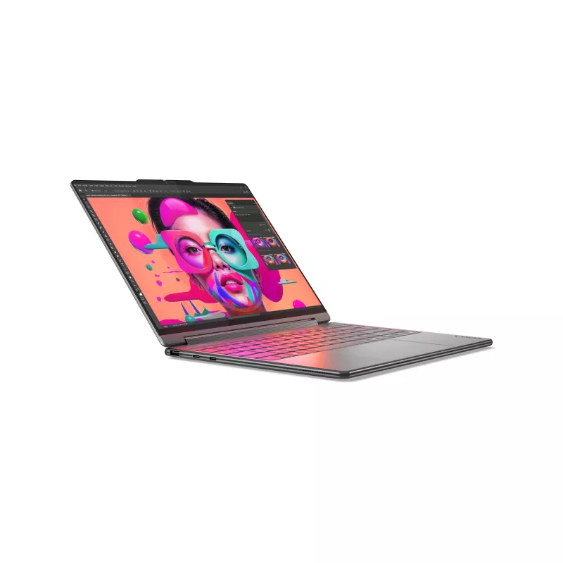 Lenovo Yoga 9 2-in-1 14ILL10 Copilot+ PC Intel Core Ultra 7 258V Hybryda (2-w-1) 35,6 cm (14 cali) Ekran dotykowy WQUXGA 32 GB LPDDR5x-SDRAM 1 TB SSD Wi-Fi 7 (802.11be) Windows 11 Home Szary