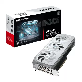 Karta graficzna GIGABYTE Radeon RX 9070 XT GAMING OC ICE 16 GB GDDR6 256-bit PCIe 5.0 3-fan biała