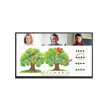 LG 86TR3PJ-B Cyfrowy panel informacyjny 2,18 m (86 cali) LED Wi-Fi 390 cd/m² UHD+ Czarny Ekran dotykowy Android 8.0 16/7