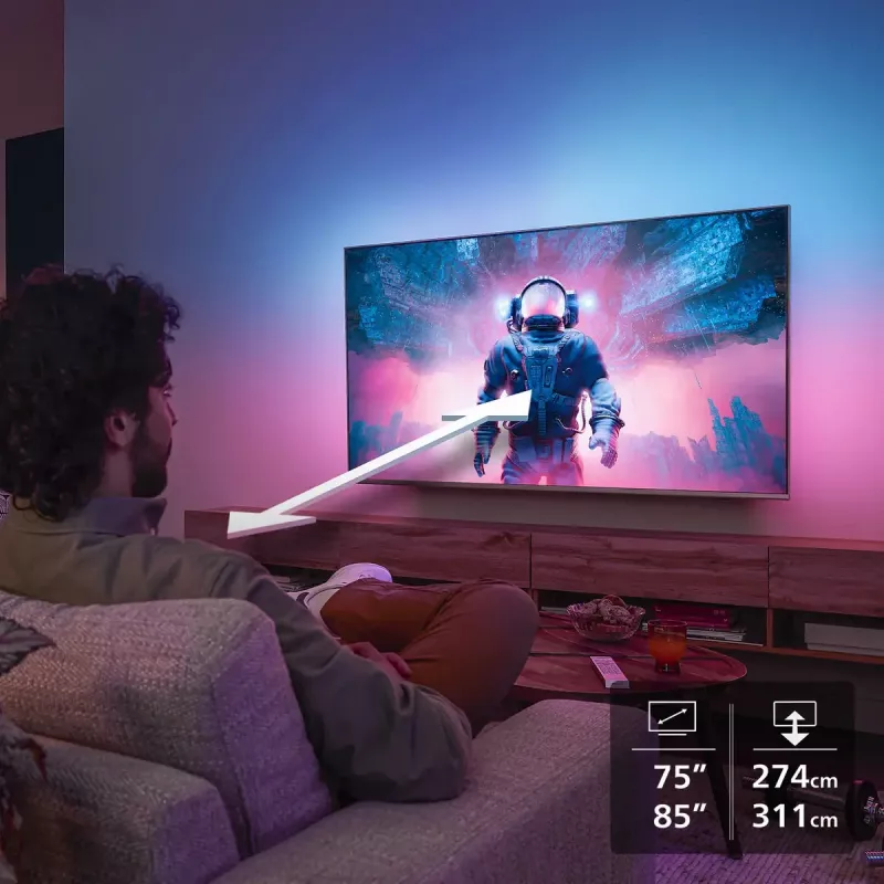 Telewizor Philips 8500 series 85PUS8500/12 85 cali 4K Ultra HD QLED 3840 x 2160