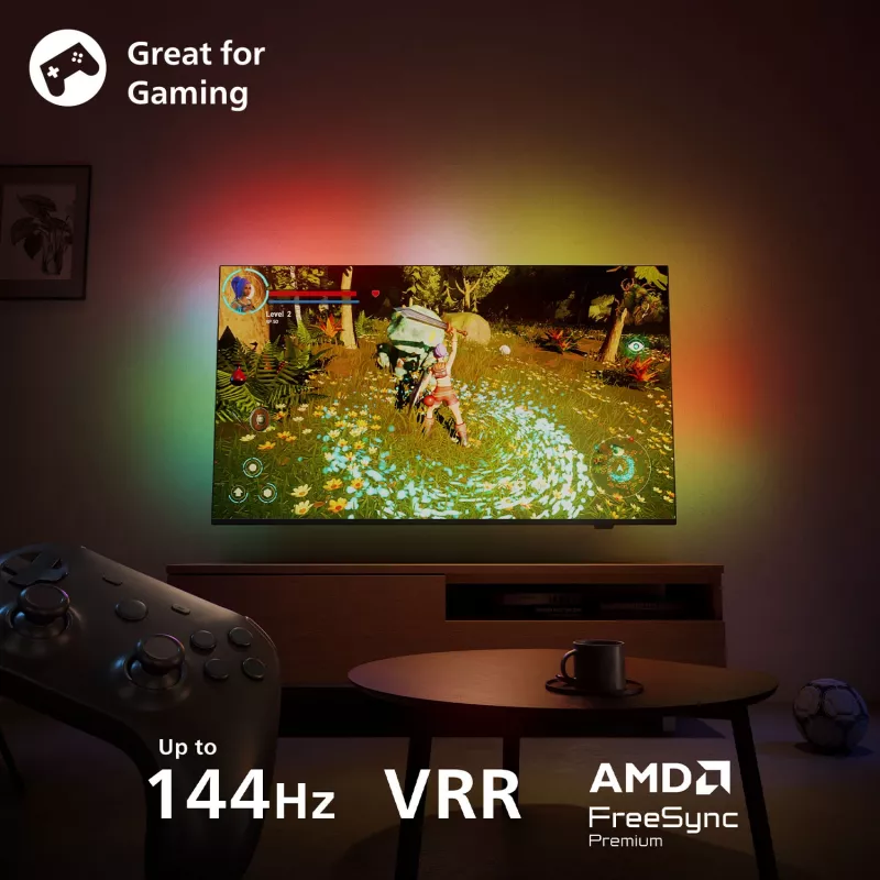 Telewizor Philips Ambilight 85MLED910/12 65 cali 4K Ultra HD QD-Mini LED