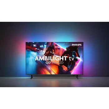 Philips Ambilight 55MLED910/12 Telewizor 139,7 cm (55 cali) 4K Ultra HD Smart TV Wi-Fi Czarny