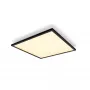 Inteligentna lampa sufitowa Philips Hue Aurelle Square Panel 600×600 mm, Bluetooth, 220–240V, głębokość 48 mm, czarno-biała