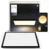 Inteligentna lampa sufitowa Philips Hue Aurelle Square Panel 600×600 mm, Bluetooth, 220–240V, głębokość 48 mm, czarno-biała