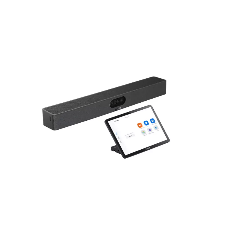 Zestaw Yealink MeetingBar A25 Video Bar i CTP25 Touch Console Kit Czarny 3840 x 2160 pikseli 30 kl./s
