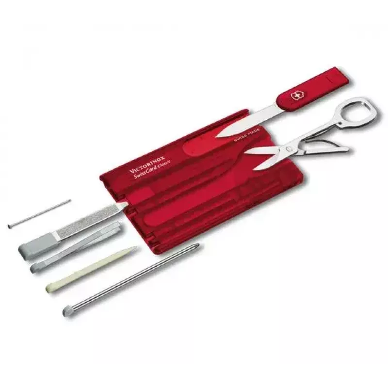 SwissCard Classic Victorinox czerwony