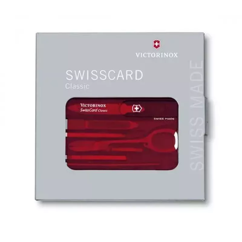 SwissCard Classic Victorinox czerwony