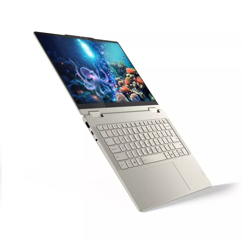Lenovo Yoga 7 2-in-1 14ILL10 Copilot+ PC Intel Core Ultra 5 226V Hybryda (2-w-1) 35,6 cm (14 cali) Ekran dotykowy WUXGA 16 GB LPDDR5x-SDRAM 1 TB SSD Wi-Fi 7 (802.11be) Windows 11 Home German Grey