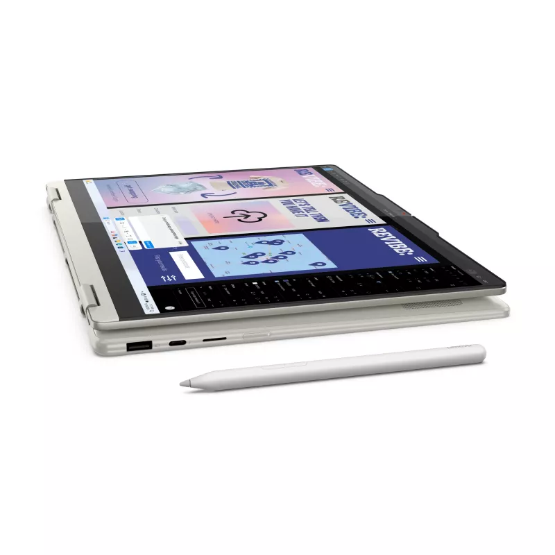 Lenovo Yoga 7 2-in-1 14ILL10 Copilot+ PC Intel Core Ultra 5 226V Hybryda (2-w-1) 35,6 cm (14 cali) Ekran dotykowy WUXGA 16 GB LPDDR5x-SDRAM 1 TB SSD Wi-Fi 7 (802.11be) Windows 11 Home German Grey