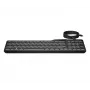 Klawiatura przewodowa HP 400 z podświetleniem, pełnowymiarowa, USB, czarna