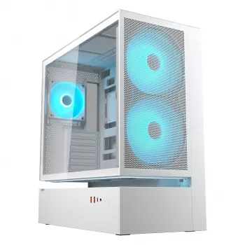 Obudowa Midi Tower COUGAR, CFV235, ARGB, Mesh, Biała