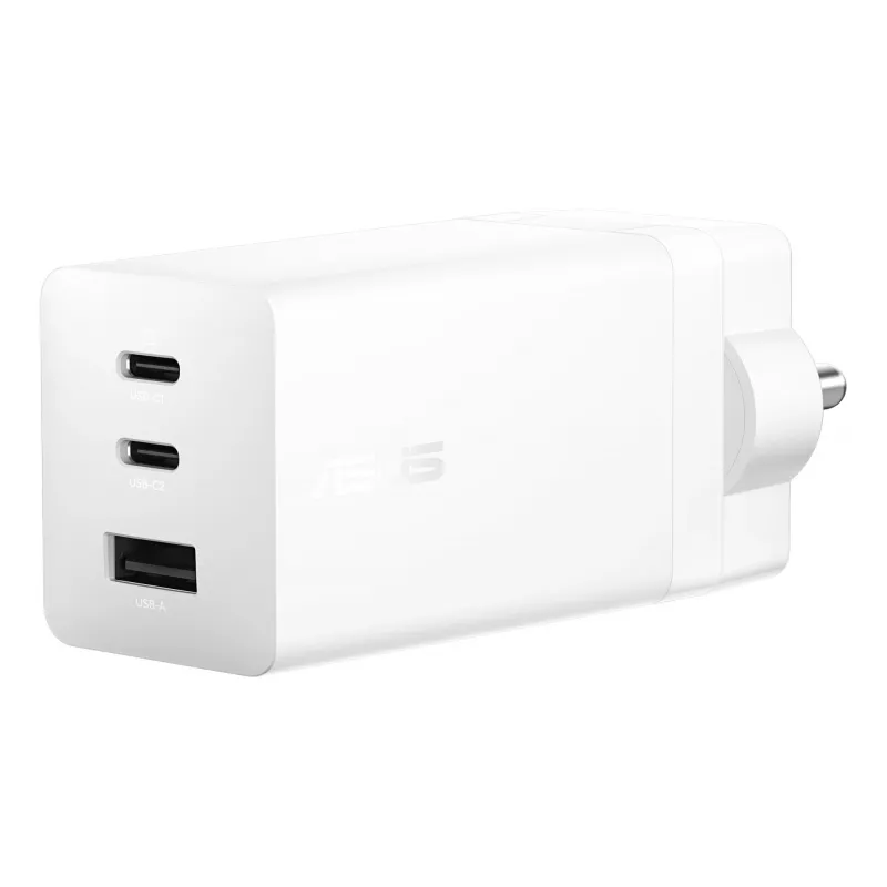 Ładowarka ASUS 100W USB-C GaN Charger uniwersalna biała AC szybkie ładowanie do użytku wewnętrznego