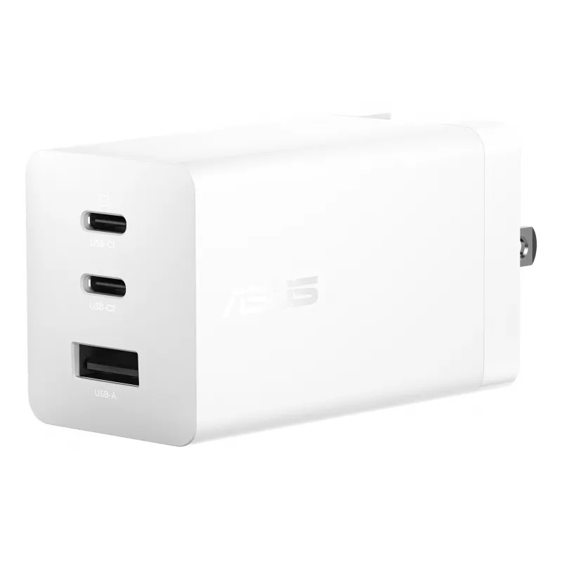Ładowarka ASUS 100W USB-C GaN Charger uniwersalna biała AC szybkie ładowanie do użytku wewnętrznego
