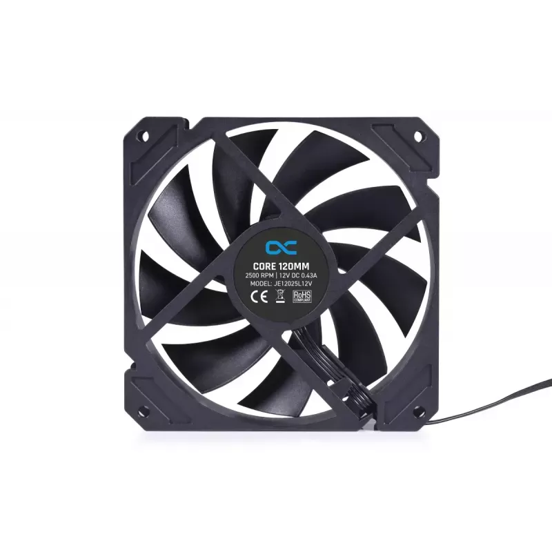 Wentylator Alphacool 24852 12 cm czarny 600-2500 RPM hydrauliczny