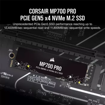Dysk SSD Corsair 1 TB M.2 PCI Express 5.0 MP700 PRO