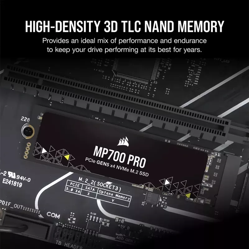 Dysk SSD Corsair 1 TB M.2 PCI Express 5.0 MP700 PRO