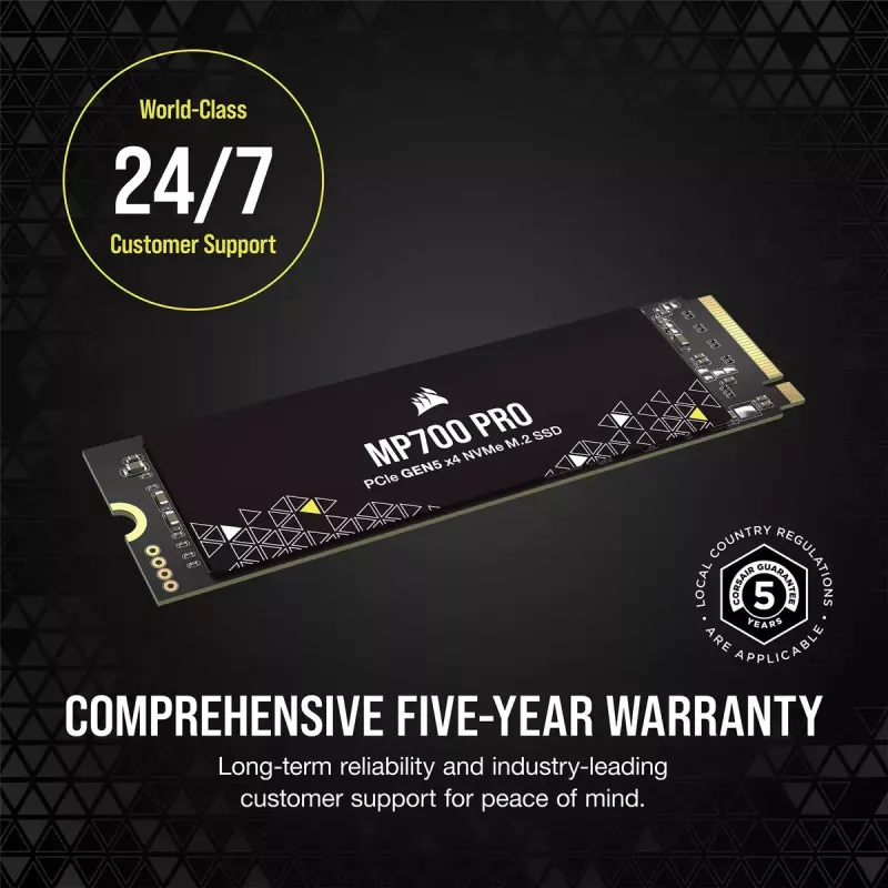 Dysk SSD Corsair 1 TB M.2 PCI Express 5.0 MP700 PRO