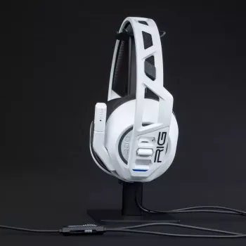 Headset nacon RIG 300 PRO HS — przewodowy gamingowy zestaw słuchawkowy nauszny, wokółuszny, 20–20000 Hz, kabel 1,2 m, biały