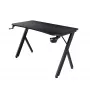 Biurko Trust GXT 700 Omnius Czarny Prostokątna Metalowa rama 1200x600x740mm