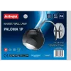 Kinkiet ActiveJet AJE-PALOMA 1P — jednooprawkowy kinkiet E27, 1×40 W, srebrny z czarnym szkłem