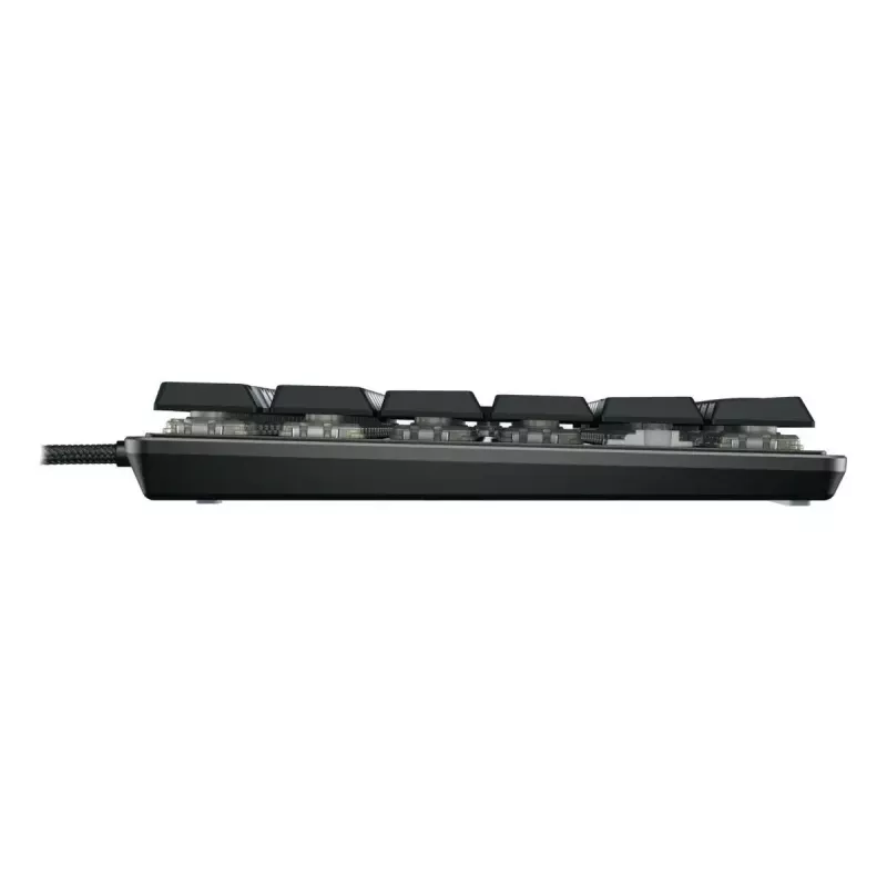 Klawiatura Cherry KC 500 MX LP TKL Tenkeyless USB QWERTZ niemiecka 88 klawiszy szaro-czarna