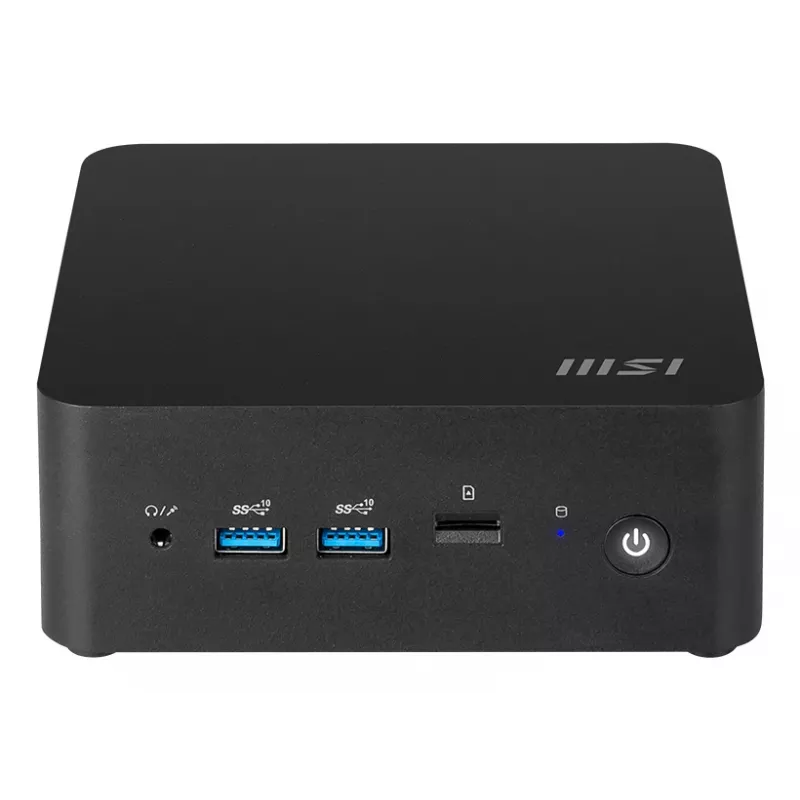 MSI Cubi NUC AI 1UMG-022AT Intel Core Ultra 7 155H 16 GB DDR5-SDRAM 1 TB SSD Windows 11 Pro Mini PC Czarny