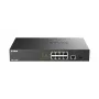 Przełącznik sieciowy D-Link DGS-1010MP/E Niezarządzalny L2 Gigabit Ethernet (10/100/1000) Power over Ethernet (PoE) 1U Czarny