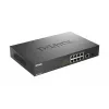 Przełącznik sieciowy D-Link DGS-1010MP/E Niezarządzalny L2 Gigabit Ethernet (10/100/1000) Power over Ethernet (PoE) 1U Czarny