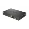 Przełącznik sieciowy D-Link DGS-1010MP/E Niezarządzalny L2 Gigabit Ethernet (10/100/1000) Power over Ethernet (PoE) 1U Czarny