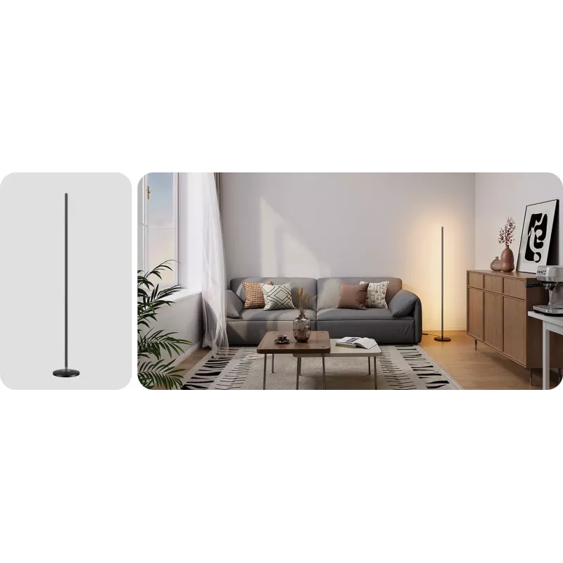 Lampa podłogowa Govee Matter RGBICW H8076C13 — inteligentne oświetlenie LED z RGBIC i regulowaną bielą