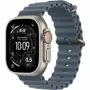 Smartwatch Apple Watch Ultra 3 GPS + Cellular 49 mm Naturalna tytanowa koperta z paskiem Anchor niebieski Ocean