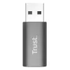 Trust Calyx USB Type-C USB Type-A Szary Złącze 1 USB Type-C Złącze 2 USB Type-A