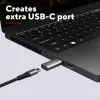 Trust Calyx USB Type-C USB Type-A Szary Złącze 1 USB Type-C Złącze 2 USB Type-A