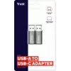 Trust Calyx USB Type-C USB Type-A Szary Złącze 1 USB Type-C Złącze 2 USB Type-A