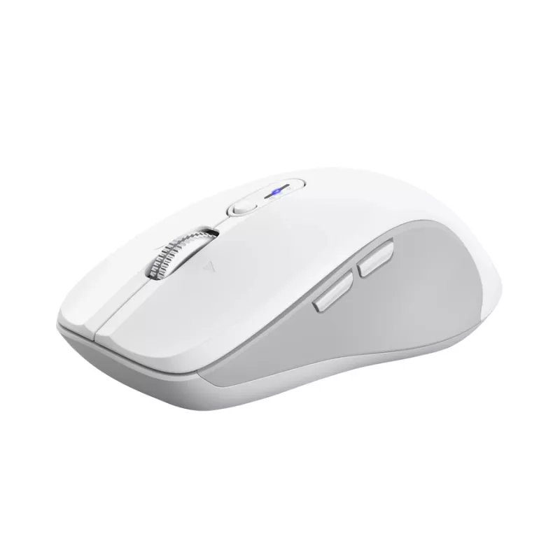 Symetryczna mysz bezprzewodowa TRUST 25674 — Bluetooth, 3200 DPI, 9 przycisków, biała