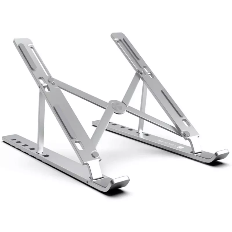 Podstawka pod laptopa Techly ICA-TBL 134TY Srebrna Aluminium Wysokość 55-155mm