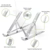 Podstawka pod laptopa Techly ICA-TBL 134TY Srebrna Aluminium Wysokość 55-155mm