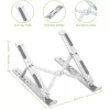 Podstawka pod laptopa Techly ICA-TBL 134TY Srebrna Aluminium Wysokość 55-155mm